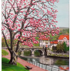 Pintura Acrílico Sobre Tela - Jardim