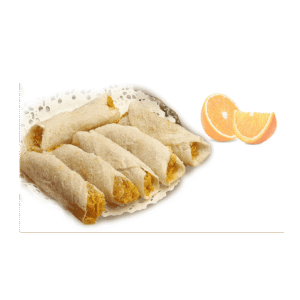 Charutos de Ovos com Laranja